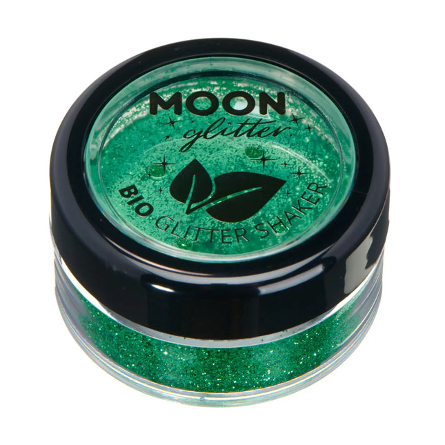 Moon Glitter Bio Glitter Shaker Grün 5g