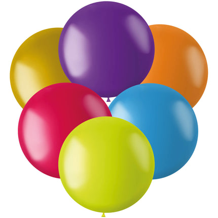 Ballons Metallic Bunt 48cm 6Stk