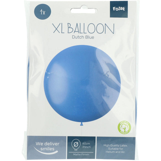 Blauer Ballon Dutch Blue 80cm