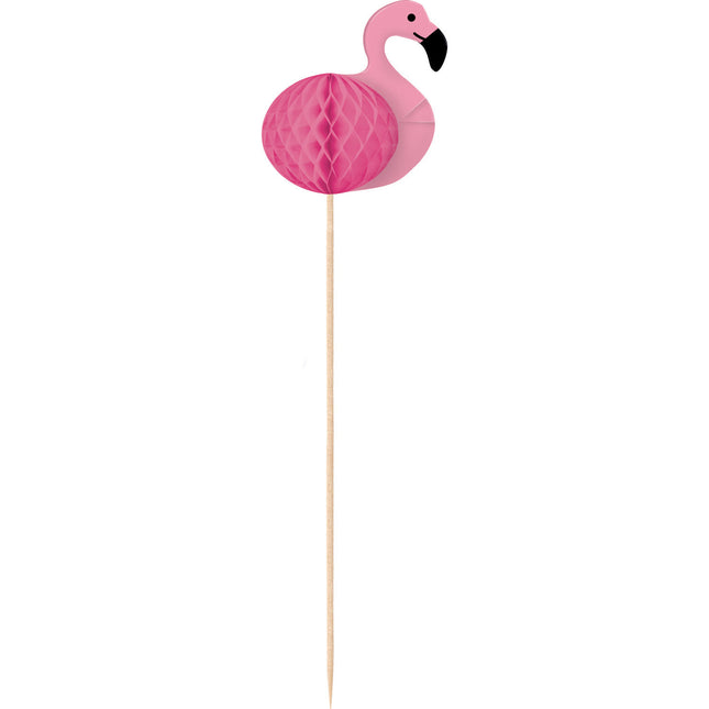 Cocktailspieße Flamingo 19cm 10Stk