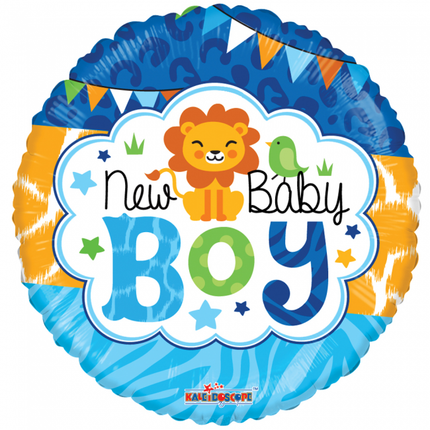 Helium Ballon Geburt Neues Baby Junge 45cm leer