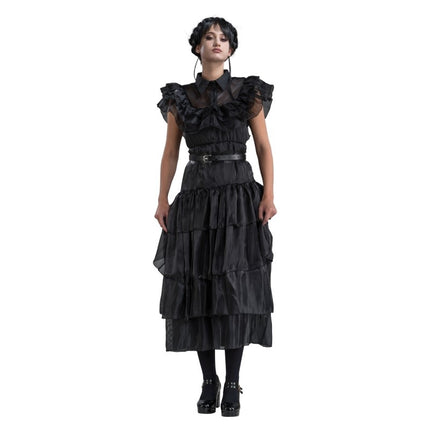 Kostüm Mittwoch Prom Night Kleid Schwarz