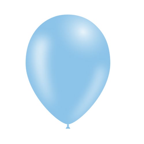 Hellblaue Luftballons 25cm 10Stück