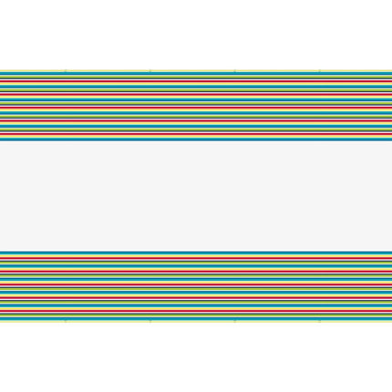 Tischtuch Streifen Regenbogen 2.13m