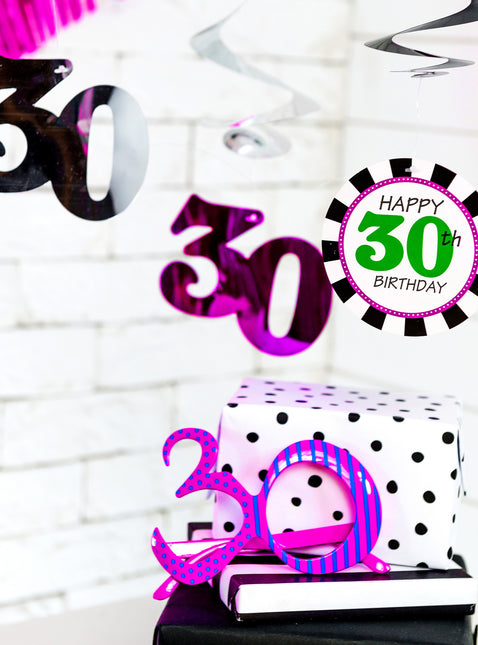 Brille 30 Jahre Fuchsia