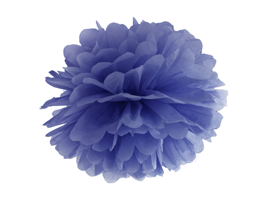 Pompon Blau 25cm