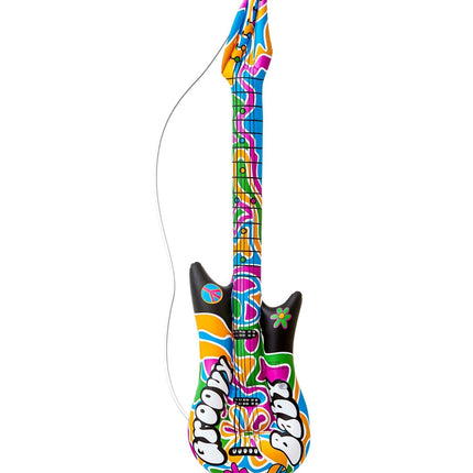 Hippie 60S Aufblasbare Gitarre 1,05m