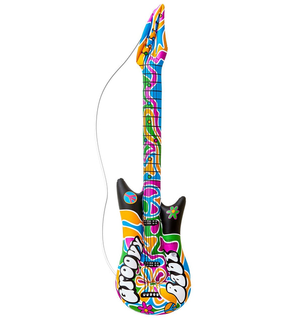 Hippie 60S Aufblasbare Gitarre 1,05m