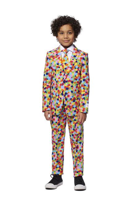 Party Konfetti Anzug Junge OppoSuits