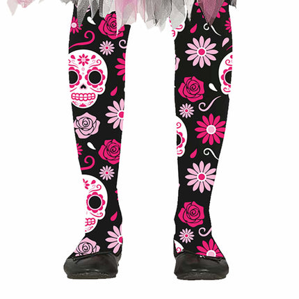 Dia De Los Muertos Legging Girl