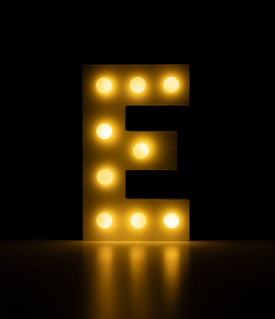 E Licht Buchstabe 16,5cm