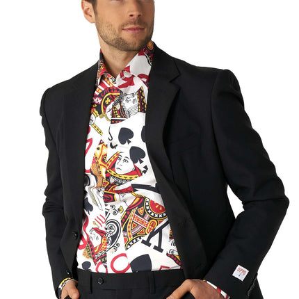 Casino Spielkarten Shirt Männer OppoSuits