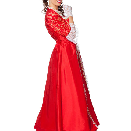 Mittelalterliches Kleid Rot