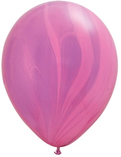 Ballons Superagate Rosa & Violett 28cm 25Stk.