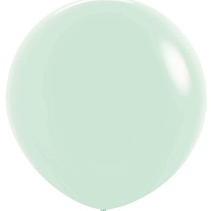 Ballons Pastell Mattgrün 91cm 2Stk