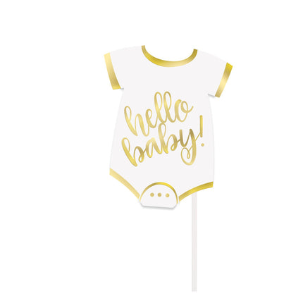 Foto-Requisiten Babyparty Gold 10 Stück