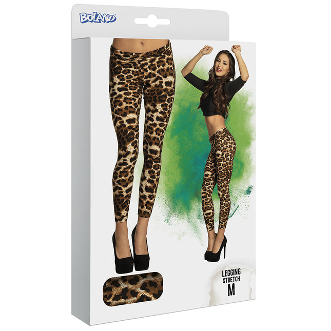 Leoparden-Leggings M