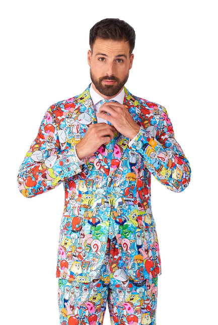 SpongeBob Frenzy Anzug Männer OppoSuits