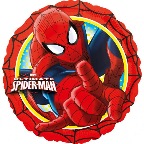 Spiderman Helium Ballon 43cm leer