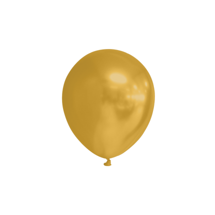 Gold Ballons Metallisch 13cm 100Stk