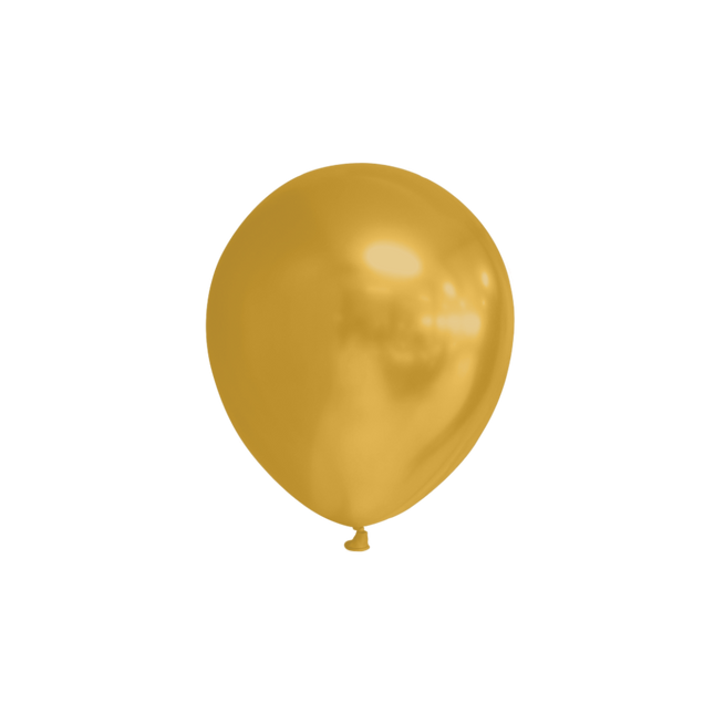 Gold Ballons Metallisch 13cm 100Stk