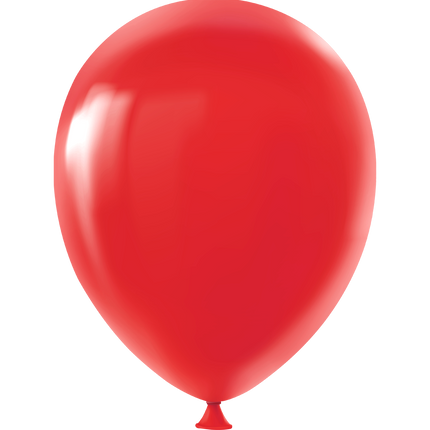 Rote Ballons Metallic 30cm 8Stk