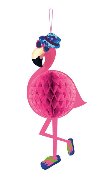 Hawaii Honigwabe Flamingo 58cm