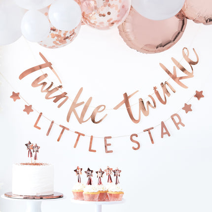 Rose Gold Girlande Twinkle Twinkle 3m