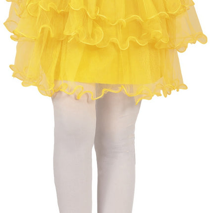 Gelbes Tutu Mädchen Rüschen 30cm