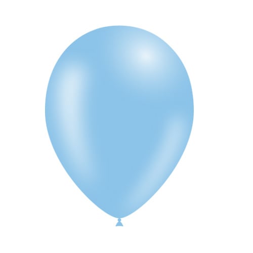 Hellblaue Luftballons 25cm 50Stück