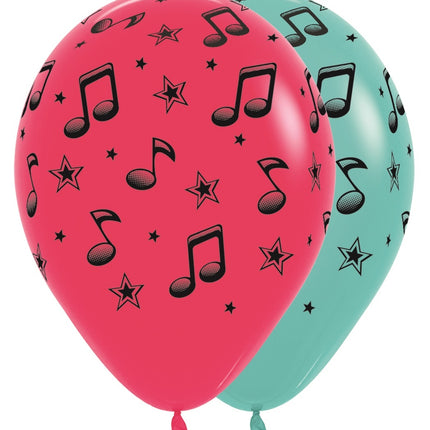 Ballons Musiknoten 30cm 25Stk