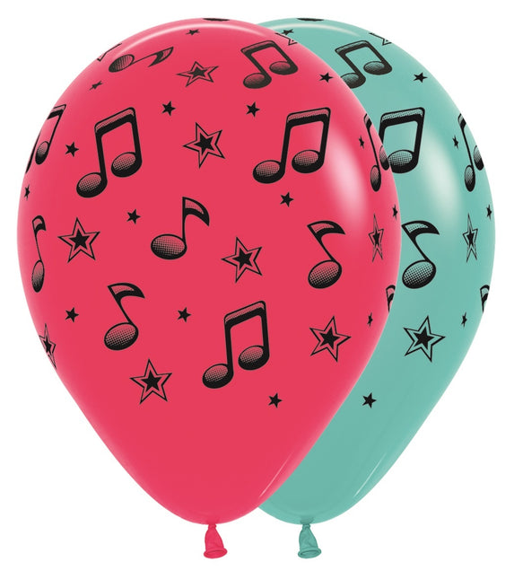 Ballons Musiknoten 30cm 25Stk