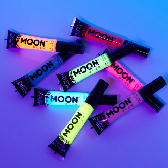 Moon Glow Neon UV Mascara Intense Pink 15ml
