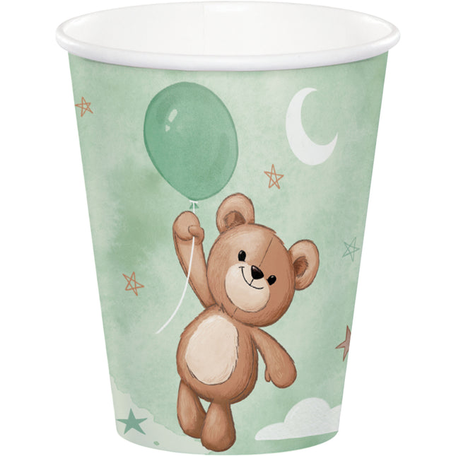 Becher Teddybär 256ml 8 Stk.