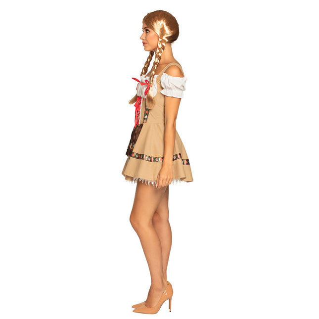 Dirndlkleid Oktoberfest Braun