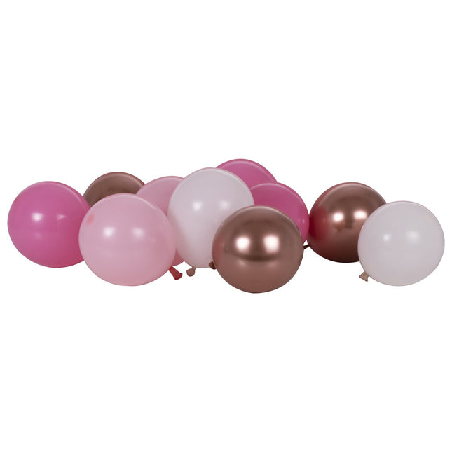 Rosa Luftballons Set 13cm 40Stück