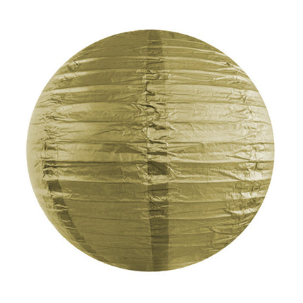 Goldener Lampion Rund 35cm