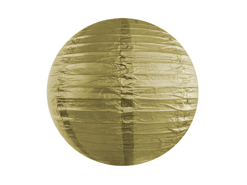 Goldener Lampion Rund 35cm