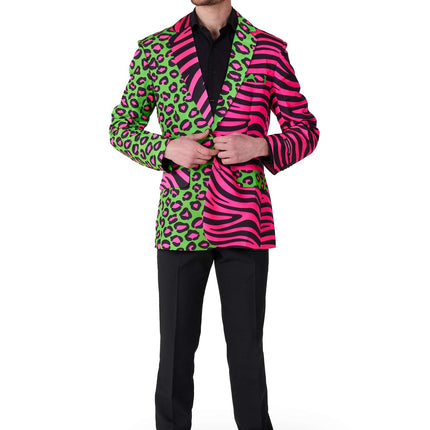 Panther Tiger Neon Blazer Männer Suitmeister