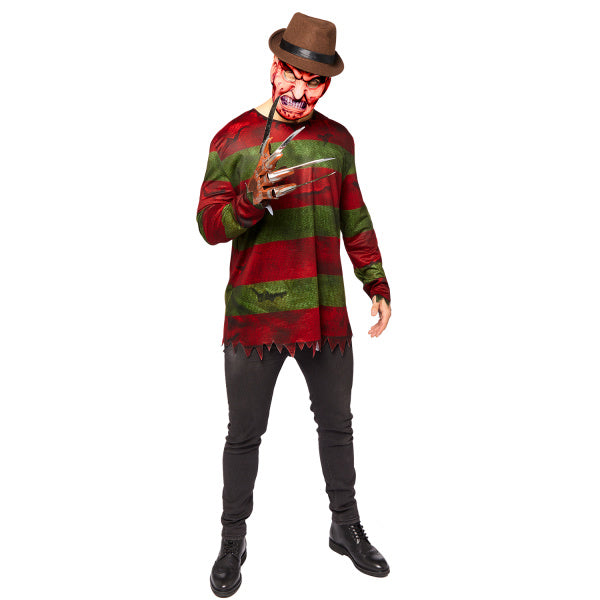 Kostüm Freddy Kruger für Erwachsene