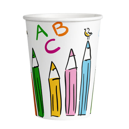 Back To School Becher 250ml 8 Stk.