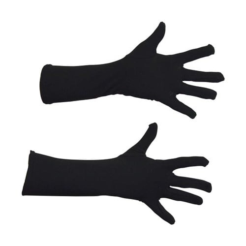 Handschuhe Schwarz Luxury 40cm