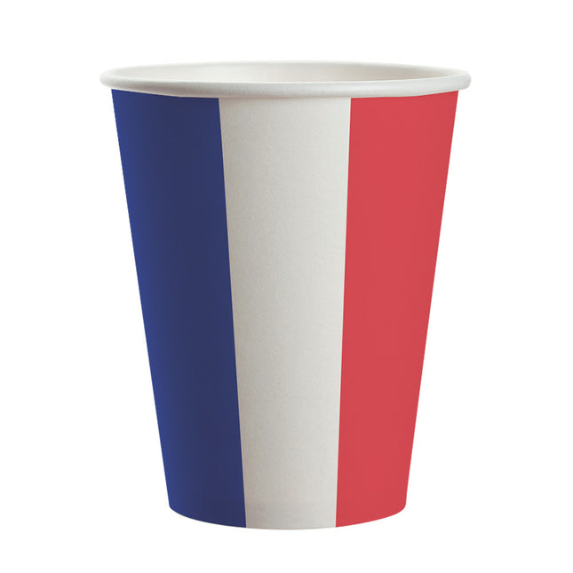 Becher Frankreich 210ml 8Stk