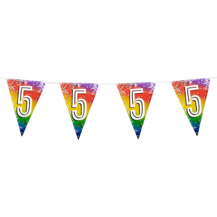 Regenbogengirlande 5 Jahre 6m