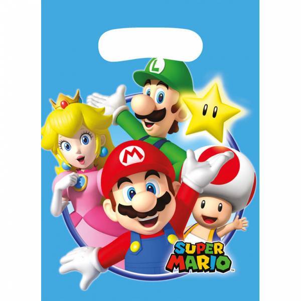 Super Mario Sharing Bags 23cm 8pcs