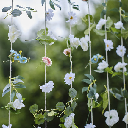 Hängende Dekoration Blumen 1,8m 12Stück