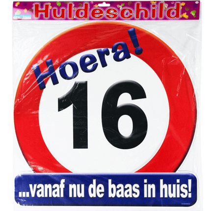 Türschild 16 Jahre Verkehrsschild 50cm