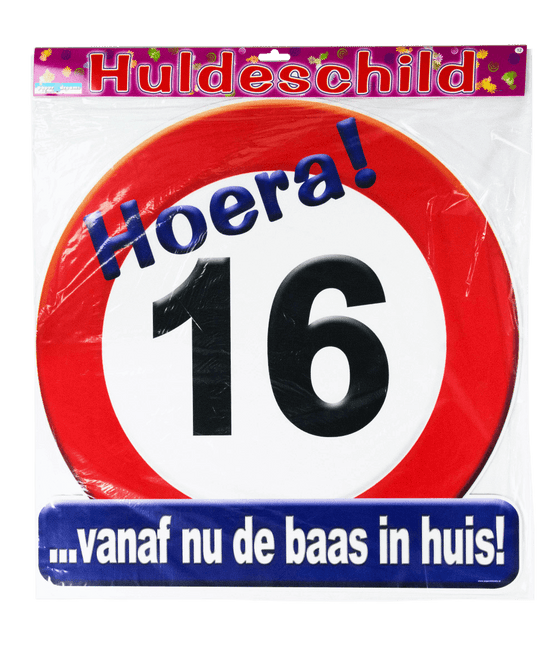 Türschild 16 Jahre Verkehrsschild 50cm