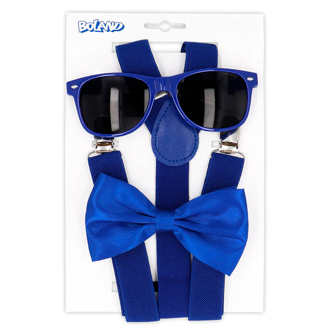 Blaues Accessoire Set 3 Stück