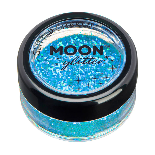 Moon Glitter Schillernde Glitter Shaker Blau 5g